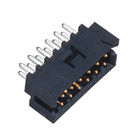 2.00 Board To Wire Connectors 180 ° DIP H = 6.4 Box Header Au أو Sn over Ni