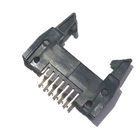 WCON Long Latch 2.54 Mm Pitch Pin Header ، PBT Straight 14 Pin Header Connectors