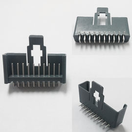 2.50mm الملعب 10 دبوس R / A DIP رقاقة اسلاك الإسكان إلى المجلس موصل SN مطلي