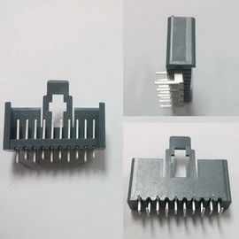 2.50mm الملعب 10 دبوس R / A DIP رقاقة اسلاك الإسكان إلى المجلس موصل SN مطلي