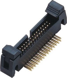 40P PA9T أسود UL94V-0 مزلاج رأس 1.27mm رأس القاذف زاوية الحق أنبوب قصير التعبئة
