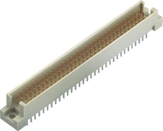 موصل الأوروبي مستقيم DIP PBT الرمادي Pcb ذكر 96Pin Din 41612 2.54mm ROHS