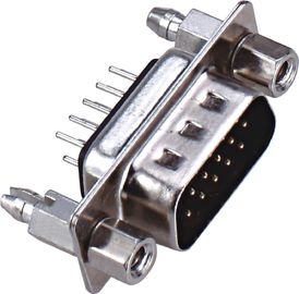 WCON 180 ° DIP D- SUB ثنائي الصف 9 دبوس موصل ذكر PBT نوع النحاس 3.0AMP التصنيف الحالي ROHS