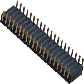 الفوسفور البرونزية 1.27mm 2x20 رأس الإناث الجانب المزدوج إدراج 90 درجة ديب H = 3.45 بنفايات