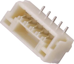 1.25mm ويفر موصل ذكر 5P 180 درجة نوع SMT مطلي بكرة التعبئة