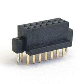 موصل رأس الأنثى PA9T / PBT 2.54 صف مزدوج