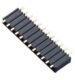 سمت 2.54mm أنثى رأس موصل PA9T UL94V-0 صف واحد
