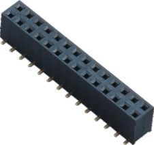 2.54 ملليمتر أنثى رأس موصل PA9T النحاس الفوسفور البرونزية 3.0AMP