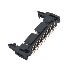2.54mm Pitch Latch Header SMT Long Ears Circuit Board موصلات الطاقة AU أو Sn عبر Ni