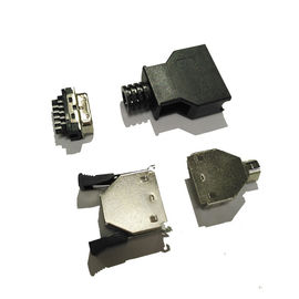 أسود الكمبيوتر دبوس موصلات SCSI CEN-TYPE 14 دبوس ذكر PBT الأسود Sel.5U &quot;الاتحاد الافريقي / سن بنفايات