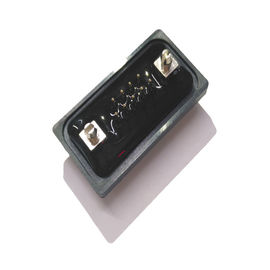 WCON D موصل فرعي 9 PIN أنثى صف مزدوج مقاوم للماء PBT أسود ROHS