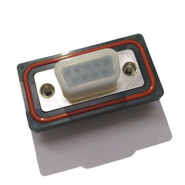 WCON D موصل فرعي 9 PIN أنثى صف مزدوج مقاوم للماء PBT أسود ROHS