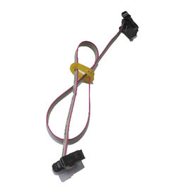 WCON 2.54mm IDC 6P Latch Header مع SR PBT أسود Sel.1U &quot;Au / Ni ROHS