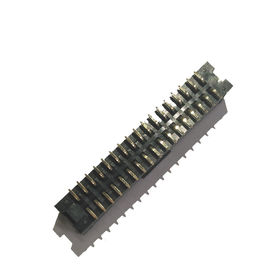 34P 2.54mm الملعب مربع رأس موصل نوع سمت PA9T مع كاب الذهب فلاش
