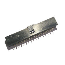 34P 2.54mm الملعب مربع رأس موصل نوع سمت PA9T مع كاب الذهب فلاش