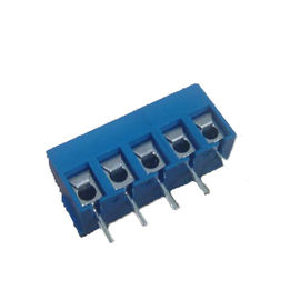 الصلب المسمار اليورو نمط محطة كتلة 3.50mm مع حماية الأسلاك 2P H = 8.4 زاوية الحق