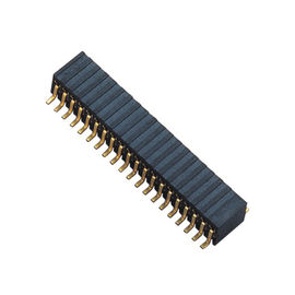 الفوسفور البرونزية 1.27mm 2x20 رأس الإناث الجانب المزدوج إدراج 90 درجة ديب H = 3.45 بنفايات