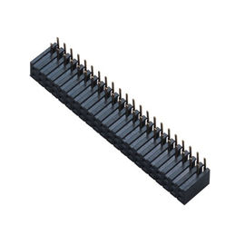 الفوسفور البرونزية 1.27mm 2x20 رأس الإناث الجانب المزدوج إدراج 90 درجة ديب H = 3.45 بنفايات