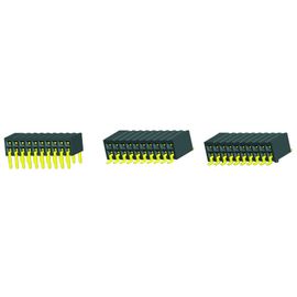 الفوسفور البرونزية 1.27mm 2x20 رأس الإناث الجانب المزدوج إدراج 90 درجة ديب H = 3.45 بنفايات