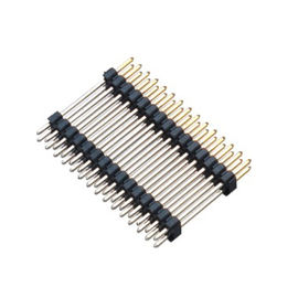 1.27mm دبوس رأس موصل صف مزدوج مزدوج بلاستيك PA9T أسود بب دبوس رابط