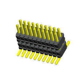 2.0mm SMT Pin Header 8 دبوس موصل نحاسي 2 * 8P لوحة ثنائي الفينيل متعدد الكلور إلى اتصال لوحة