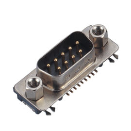 WCON D type 15 pin connector 25mΩ أقصى مقاومة للتلامس 500V AC / DC أزرق / أسود