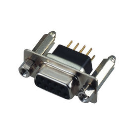 WCON 180 ° DIP D- SUB ثنائي الصف 9 دبوس موصل ذكر PBT نوع النحاس 3.0AMP التصنيف الحالي ROHS