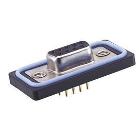 WCON 15P D-SUB Connector Female Dual Rows Solder Type مقاوم للماء أسود