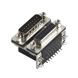 WCON D Shell Connector الزاوية اليمنى 9 دبوس D نوع موصل ذكر صف مزدوج