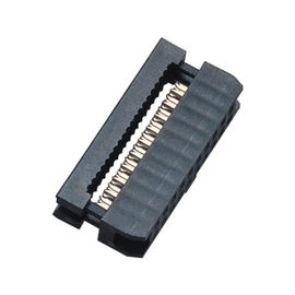 WCON 2.00mm IDC Socket PBT الأسود Idc الشريط موصلات الكابلات مع عثرة الفوسفور البرونزية