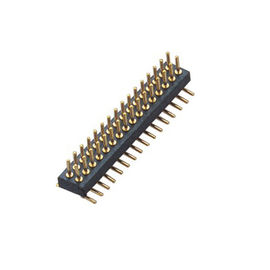 WCON 1.27mm الملعب جولة دبوس رأس صف واحد 1 * 40P ارتفاع مستقيم 2.2mm طول 8.1mm موصل