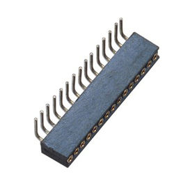 WCON 1.27mm رأس مستدير دبوس رأس أنثى 10 دبوس مضاد للاهتزاز مع كم نحاسي