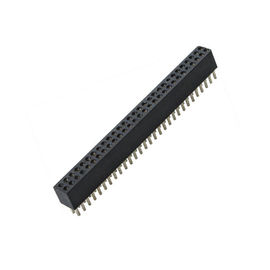 WCON 1.27mm رأس مستدير دبوس رأس أنثى 10 دبوس مضاد للاهتزاز مع كم نحاسي