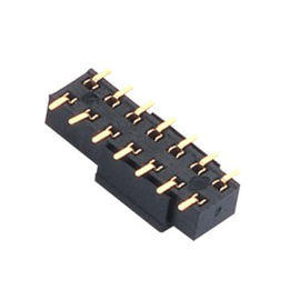 سمت 2.54mm أنثى رأس موصل PA9T UL94V-0 صف واحد