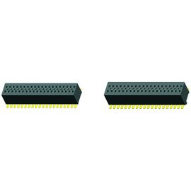 1.27mm 2 * 13P SMT الاستيفاء البيئي أنثى رأس موصل نصف طلاء الذهب