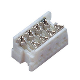 WCON IDC نوع لوحة دوائر كهربائية موصلات 1.27mm 24p Pbt أبيض Sn مطلي