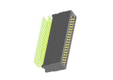 WCON 2.54mm فتحة WCON موصل الكمبيوتر إصبع ذهبي PBT طلاء القصدير الأسود مستقيم / الزاوية اليمنى