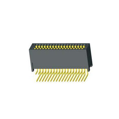 WCON 2.54mm فتحة WCON موصل الكمبيوتر إصبع ذهبي PBT طلاء القصدير الأسود مستقيم / الزاوية اليمنى